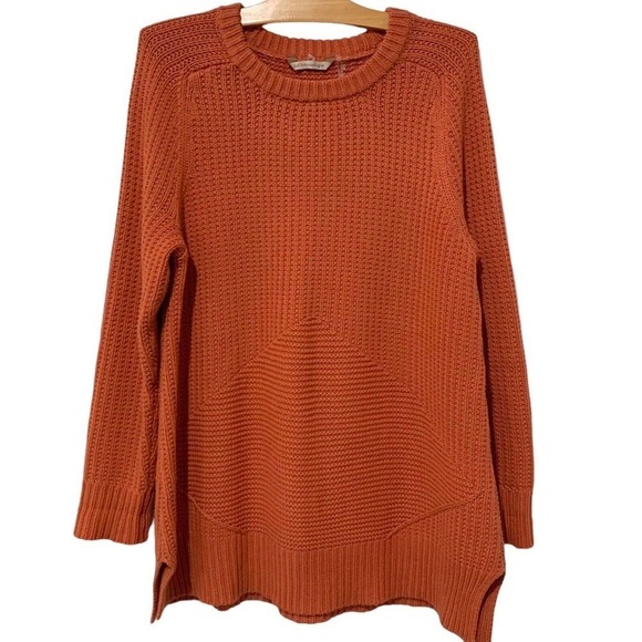 Soft Surroundings | Sweater Chamonix Cable Knit Oversized Orange- Size Medium - Picture 1 of 6
